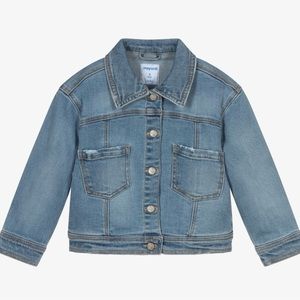 Mayoral, girls denim jacket in size 4. No tags, but never worn!